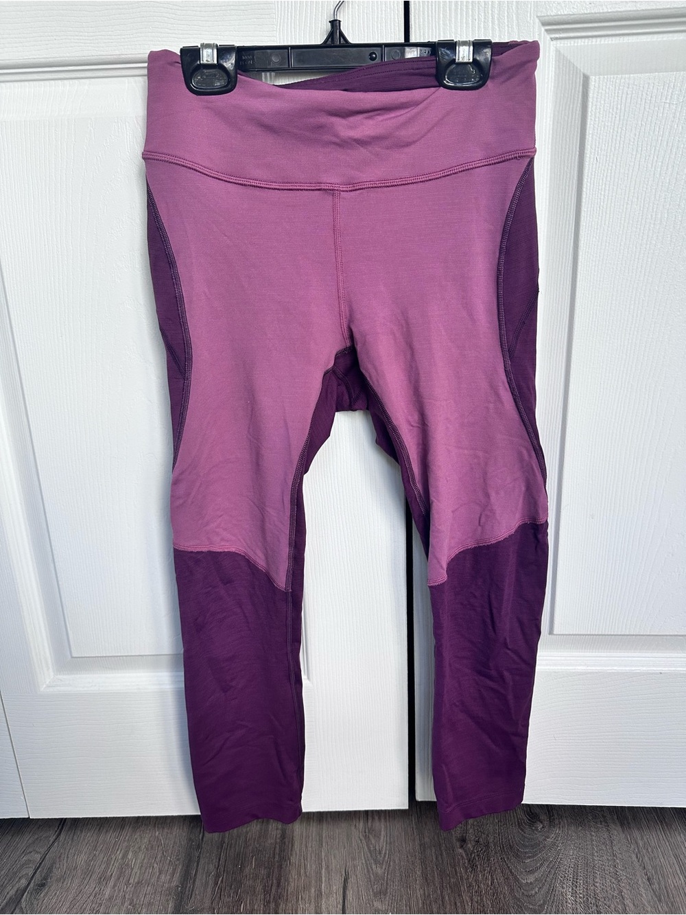 Outdoor Voices Two-Tone Purple Girls' Athletic Leggings